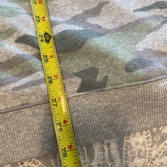 Time and Tru camouflage sweatshirt XXL green and gray - Picture 4 of 6